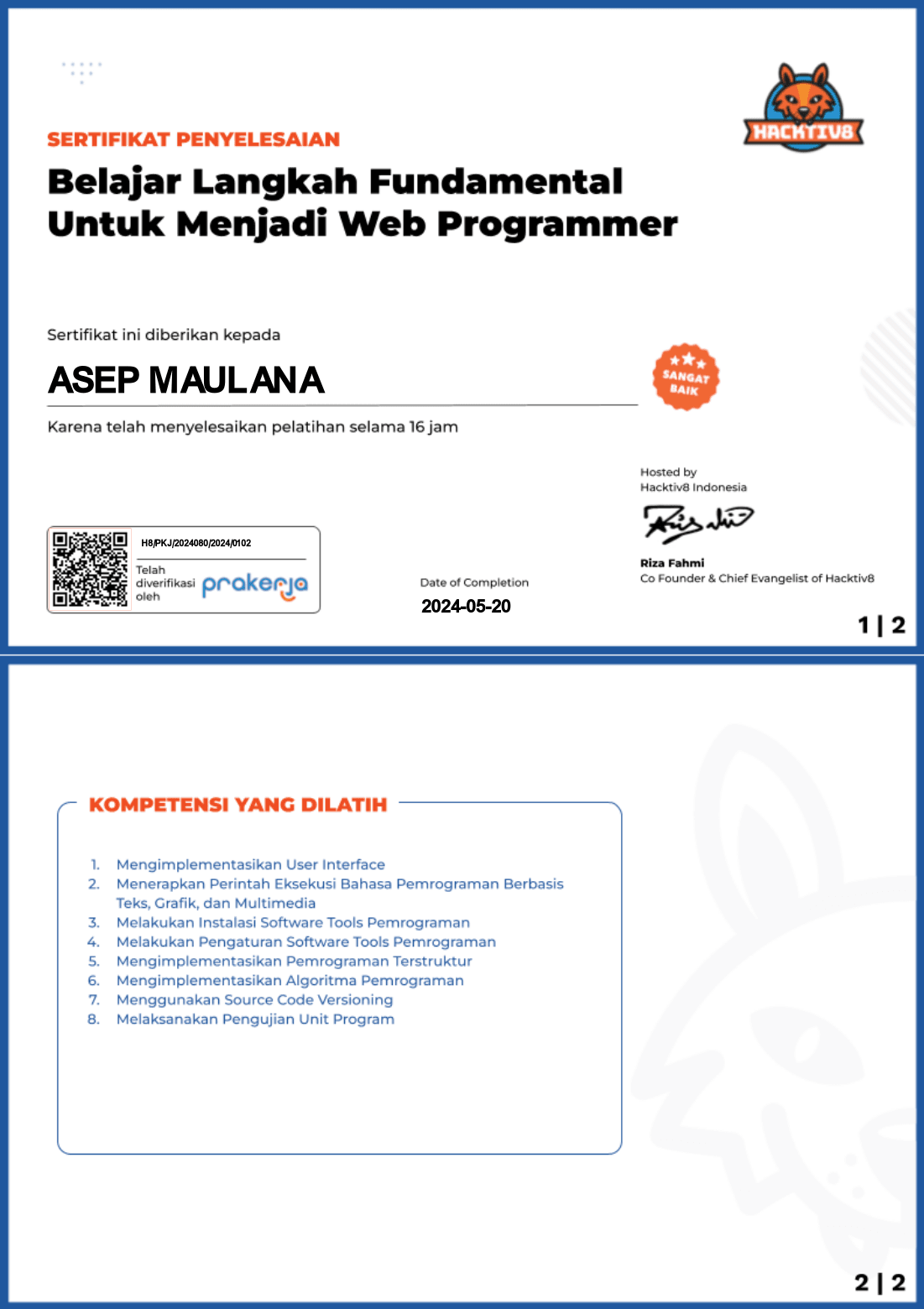 Web Programmer - 20 May - page 1