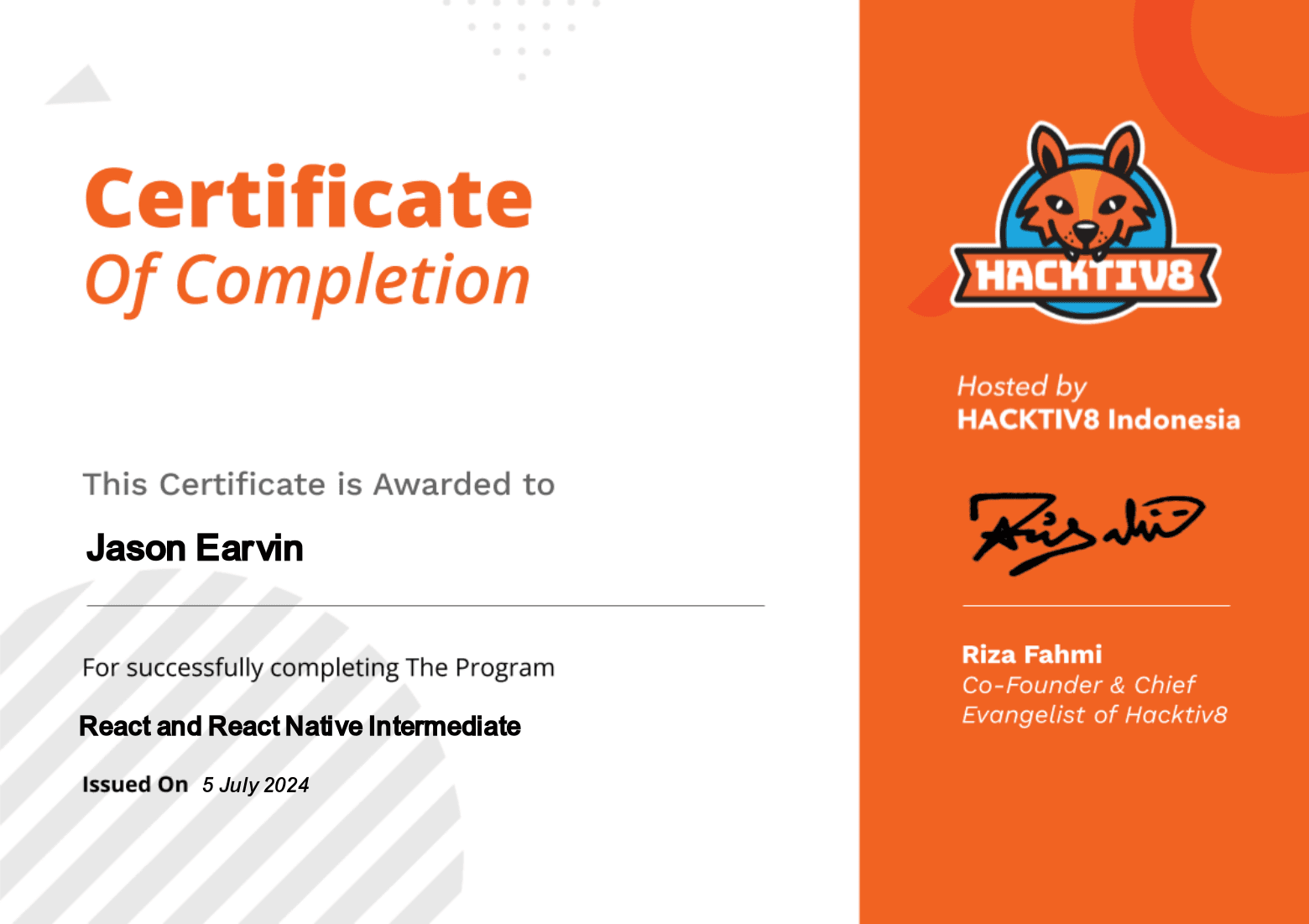 React Bank Victoria - page 1