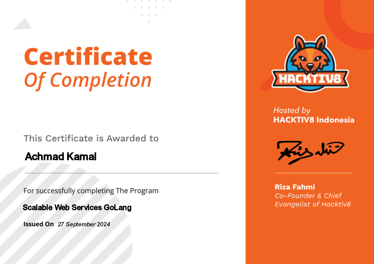 Scalable Web Services GoLang - page 1