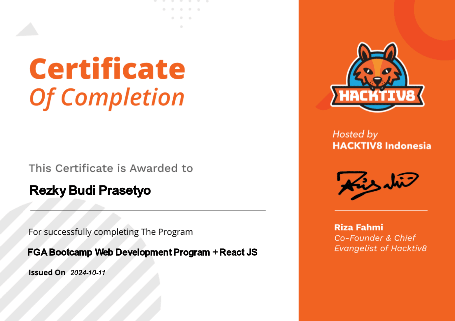 Bootcamp FGA - page 1